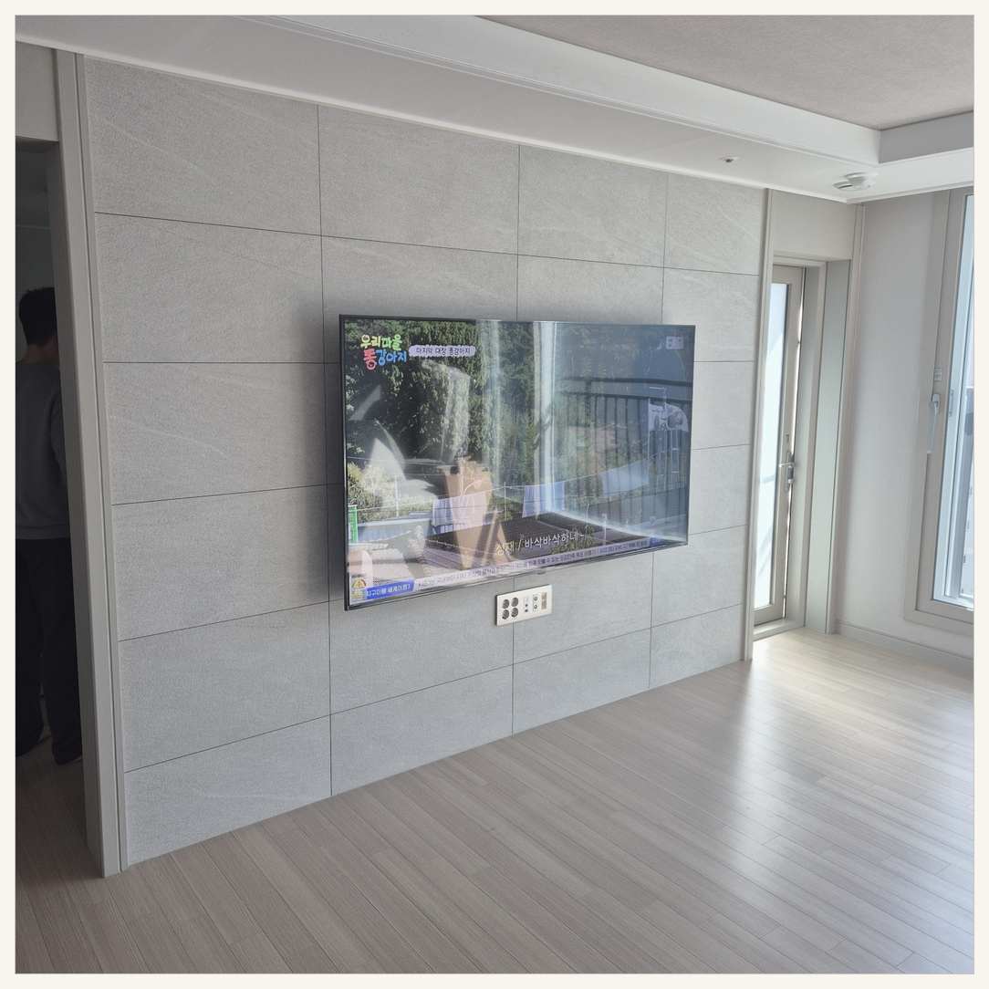 강북·도봉·노원 벽걸이TV 설치 현장